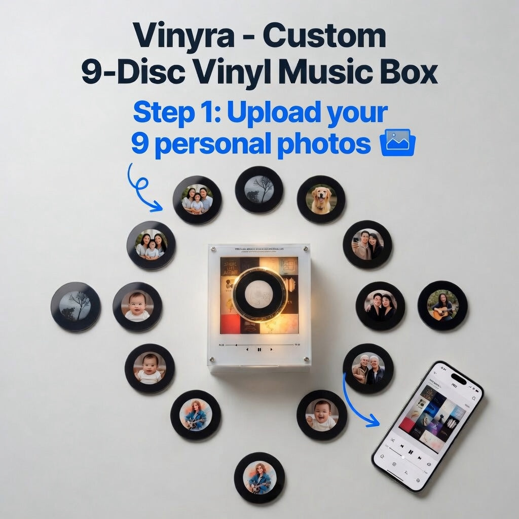 Vinyra™ Custom NFC Vinyl Record Music