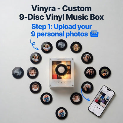 Vinyra™ Gift Custom NFC Vinyl Record Music